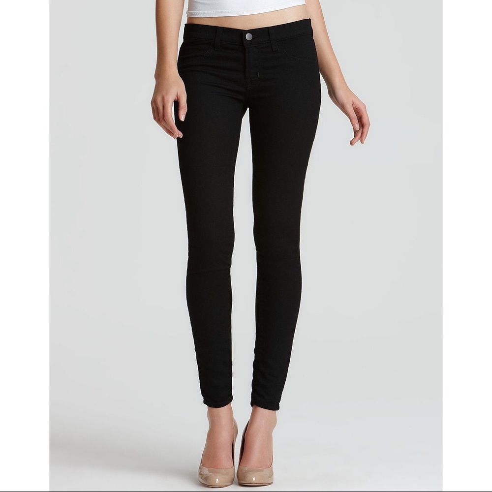 J Brand Black Soft Pant Jeans